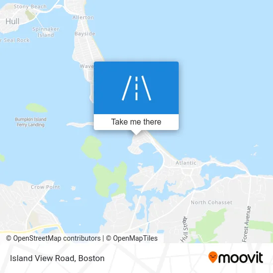 Island View Road map