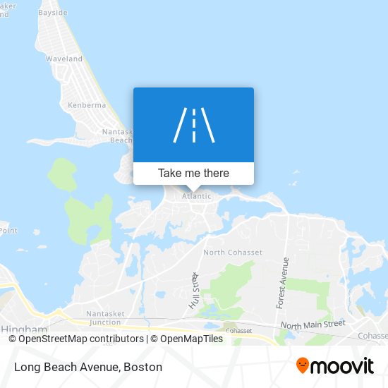 Mapa de Long Beach Avenue