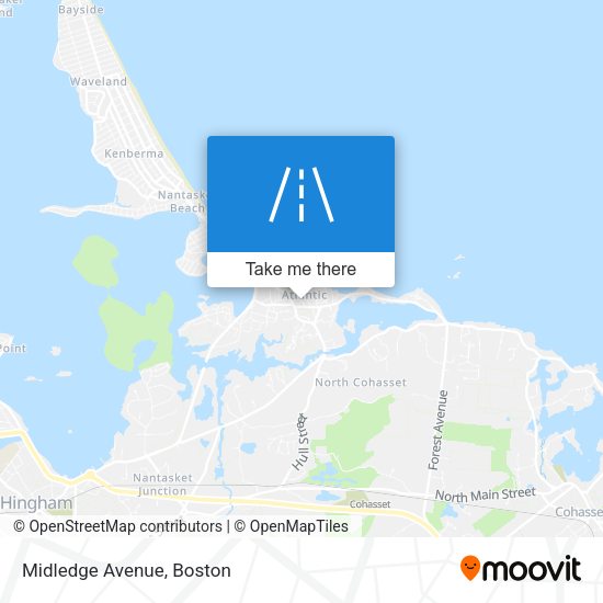 Mapa de Midledge Avenue
