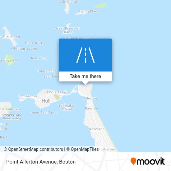 Point Allerton Avenue map