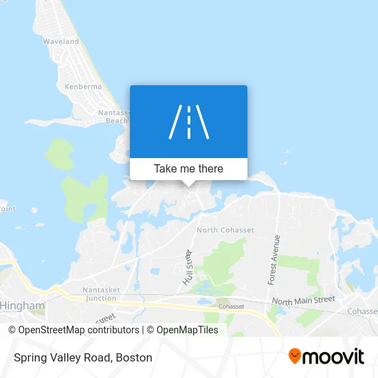 Spring Valley Road map