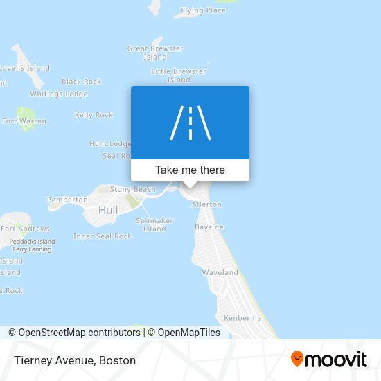 Mapa de Tierney Avenue