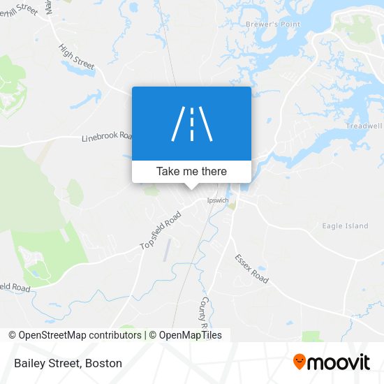 Mapa de Bailey Street