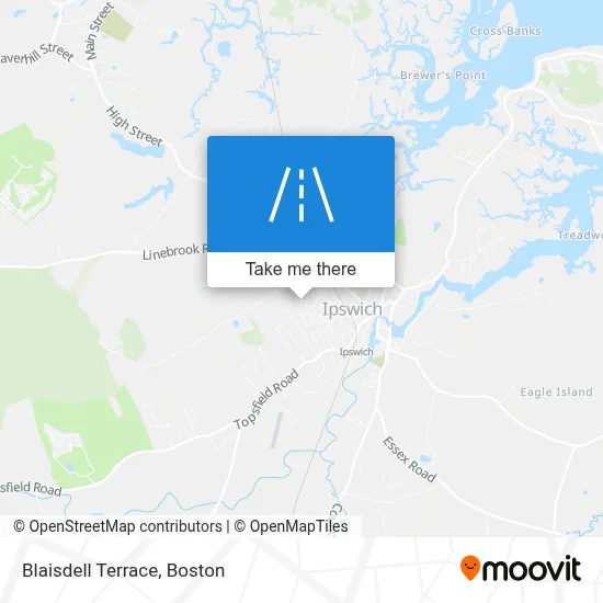 Blaisdell Terrace map