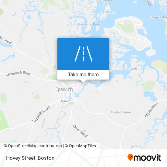 Hovey Street map