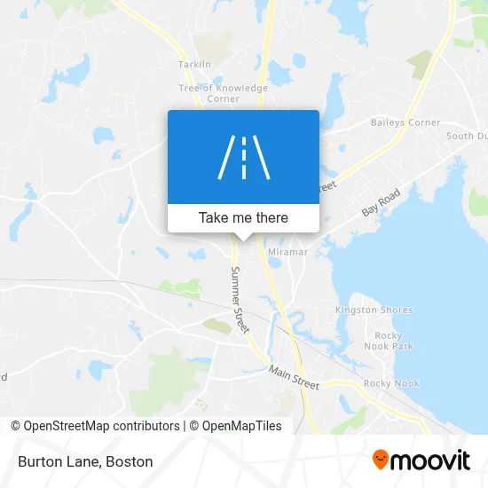 Burton Lane map