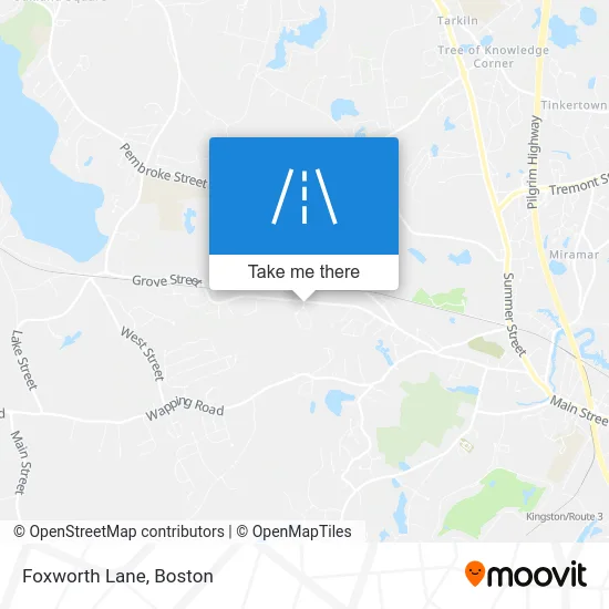 Foxworth Lane map