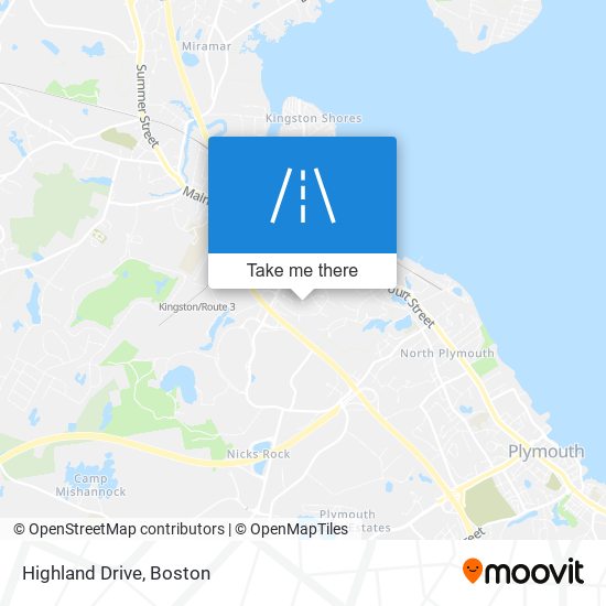 Mapa de Highland Drive