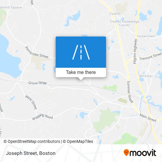 Mapa de Joseph Street