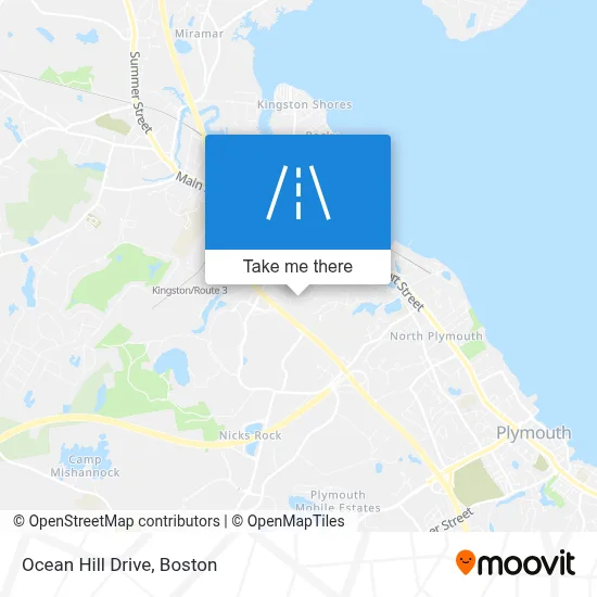 Ocean Hill Drive map