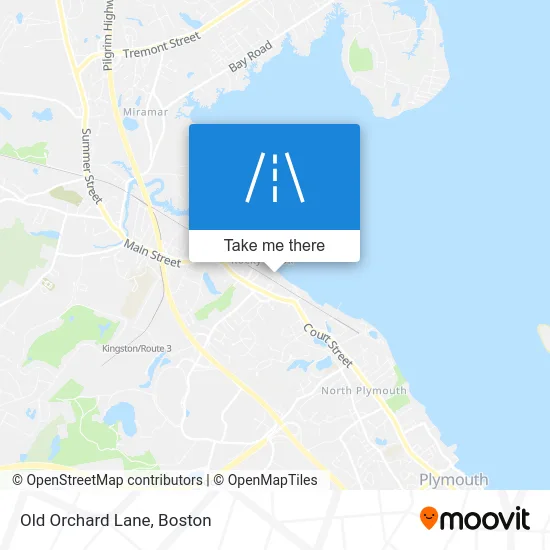 Old Orchard Lane map