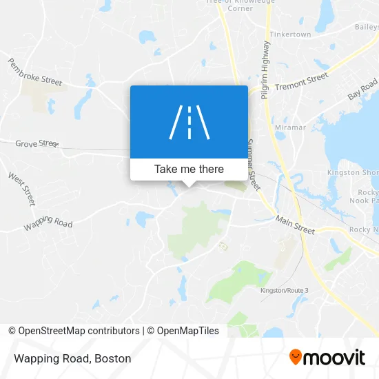 Mapa de Wapping Road