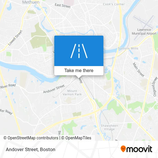 Andover Street map