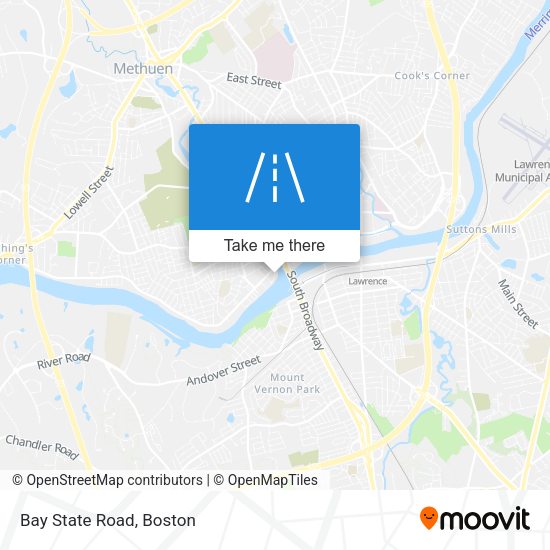 Mapa de Bay State Road