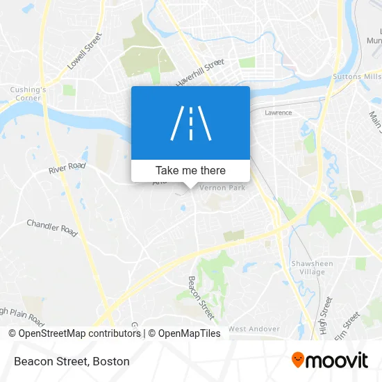 Beacon Street map