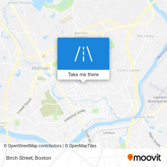 Birch Street map