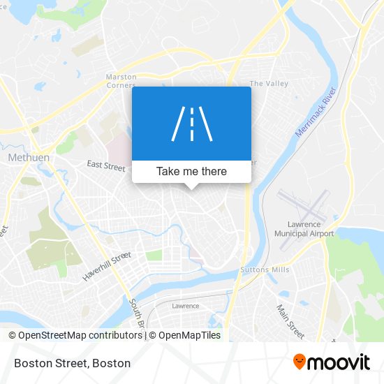 Mapa de Boston Street