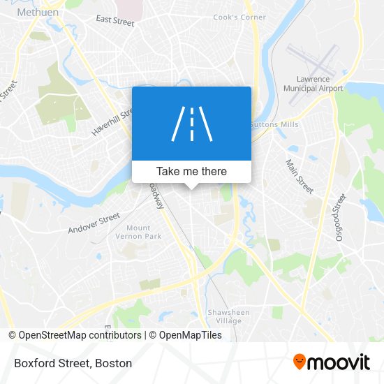 Mapa de Boxford Street