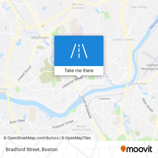 Mapa de Bradford Street