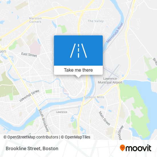 Brookline Street map