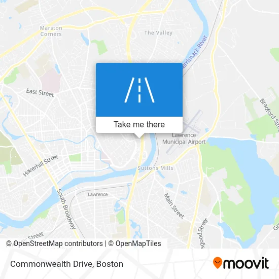 Commonwealth Drive map