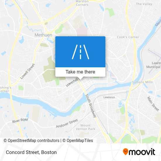 Concord Street map