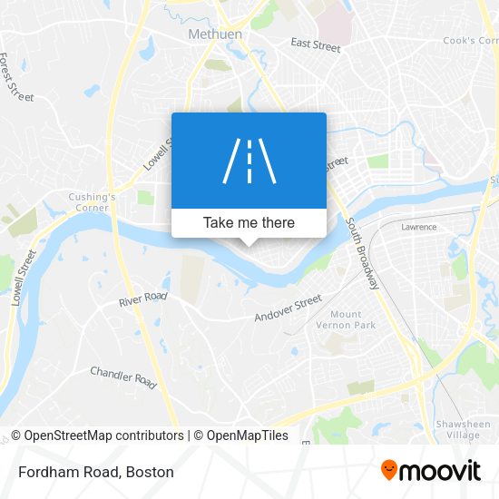 Mapa de Fordham Road