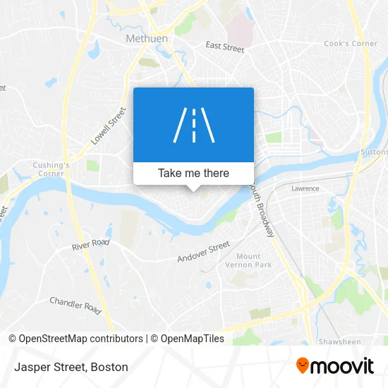 Mapa de Jasper Street