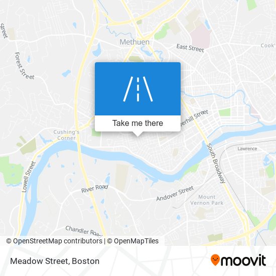 Meadow Street map