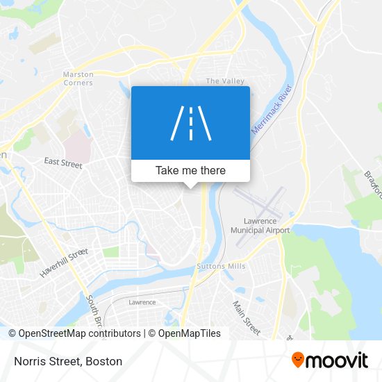 Mapa de Norris Street