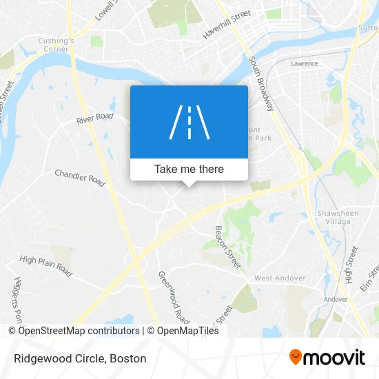 Ridgewood Circle map