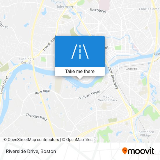 Mapa de Riverside Drive