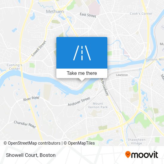 Showell Court map