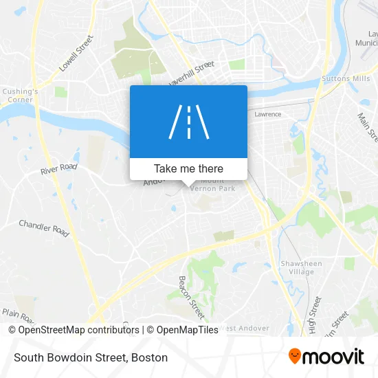 Mapa de South Bowdoin Street