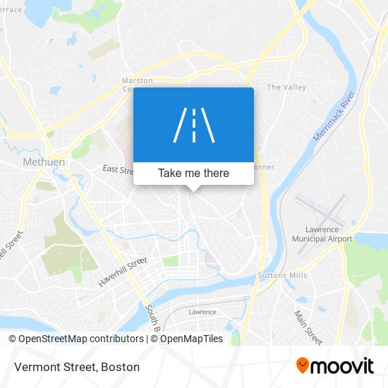 Vermont Street map