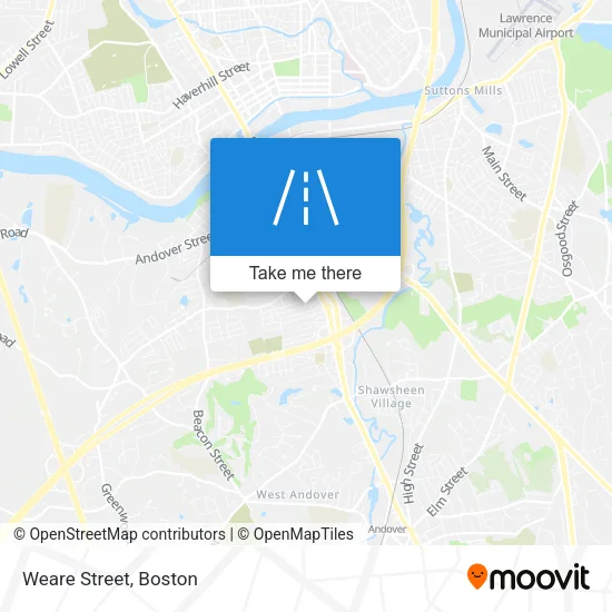 Weare Street map