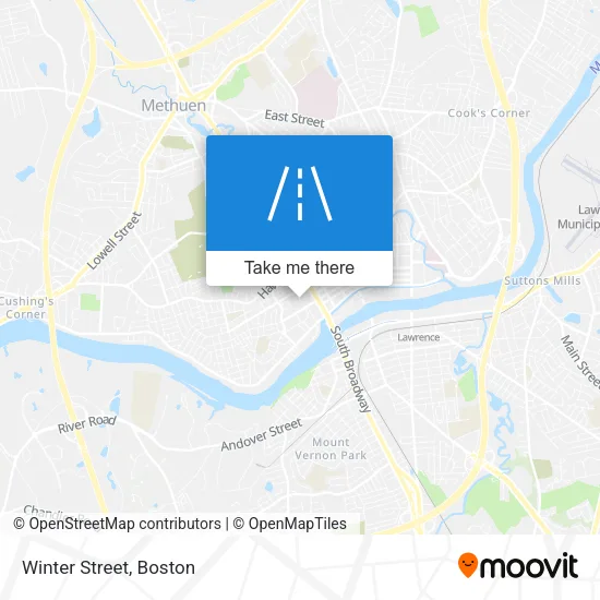 Winter Street map