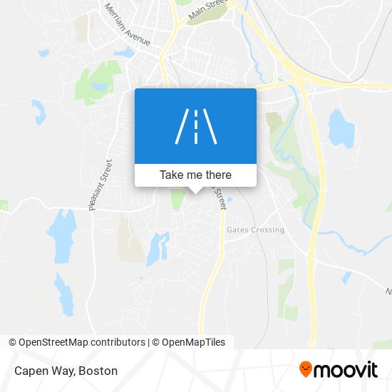 Capen Way map