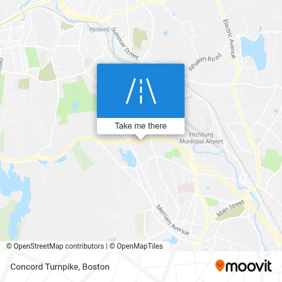 Concord Turnpike map