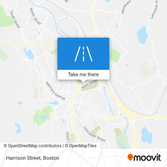 Harrison Street map