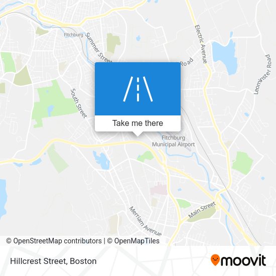 Mapa de Hillcrest Street
