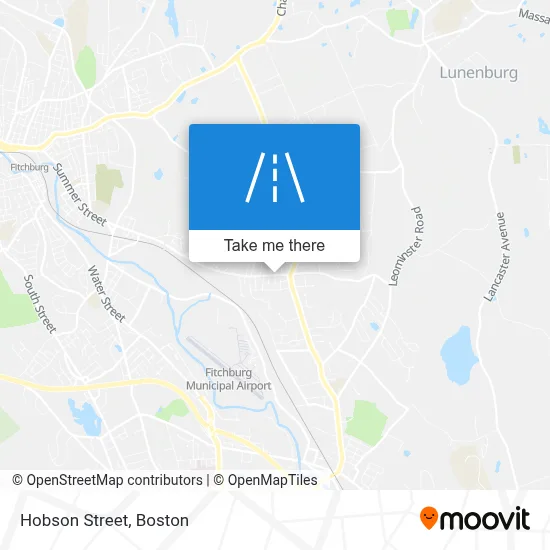 Hobson Street map