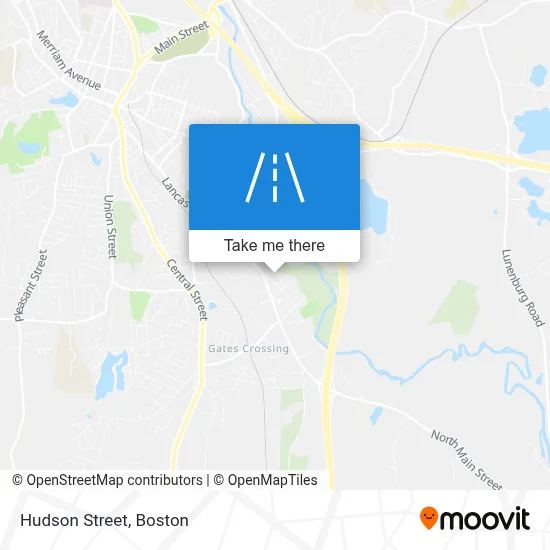 Hudson Street map