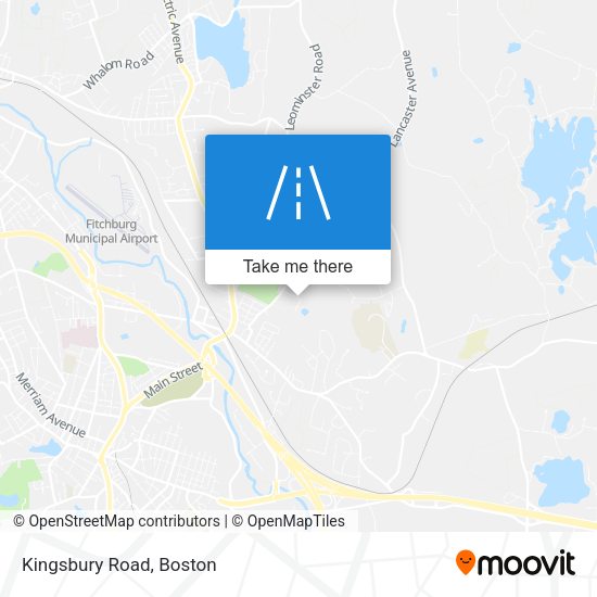 Mapa de Kingsbury Road