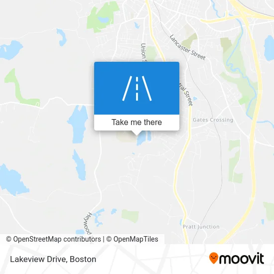 Lakeview Drive map
