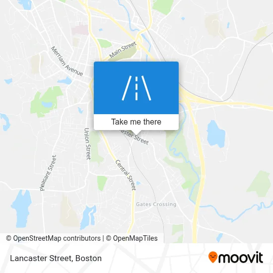 Lancaster Street map