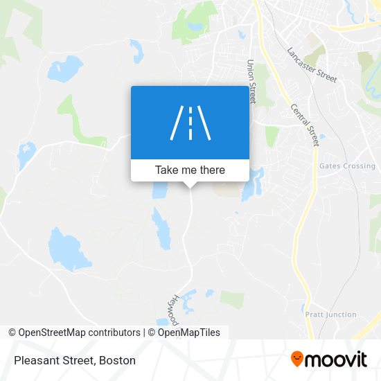 Mapa de Pleasant Street