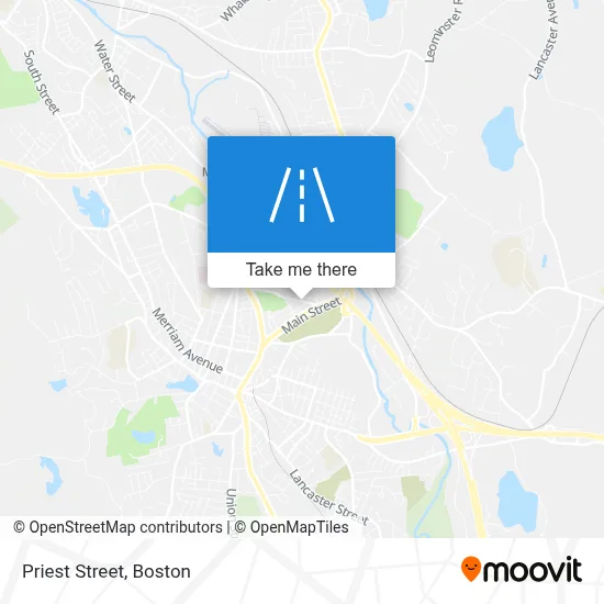 Priest Street map