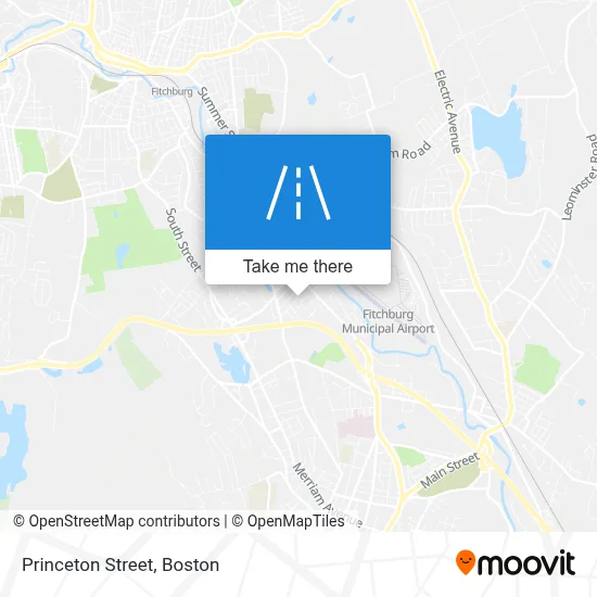 Princeton Street map