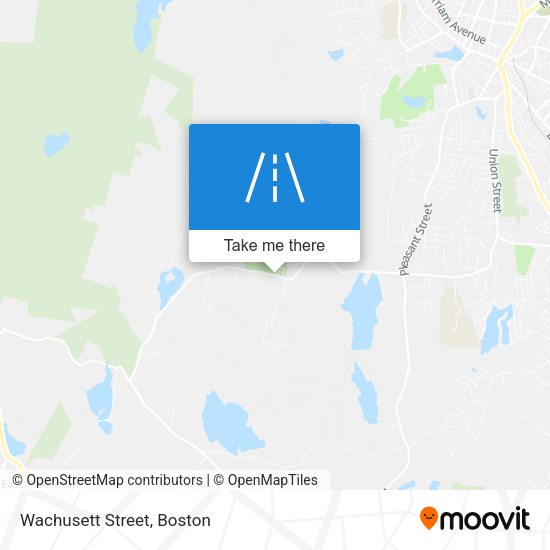 Wachusett Street map